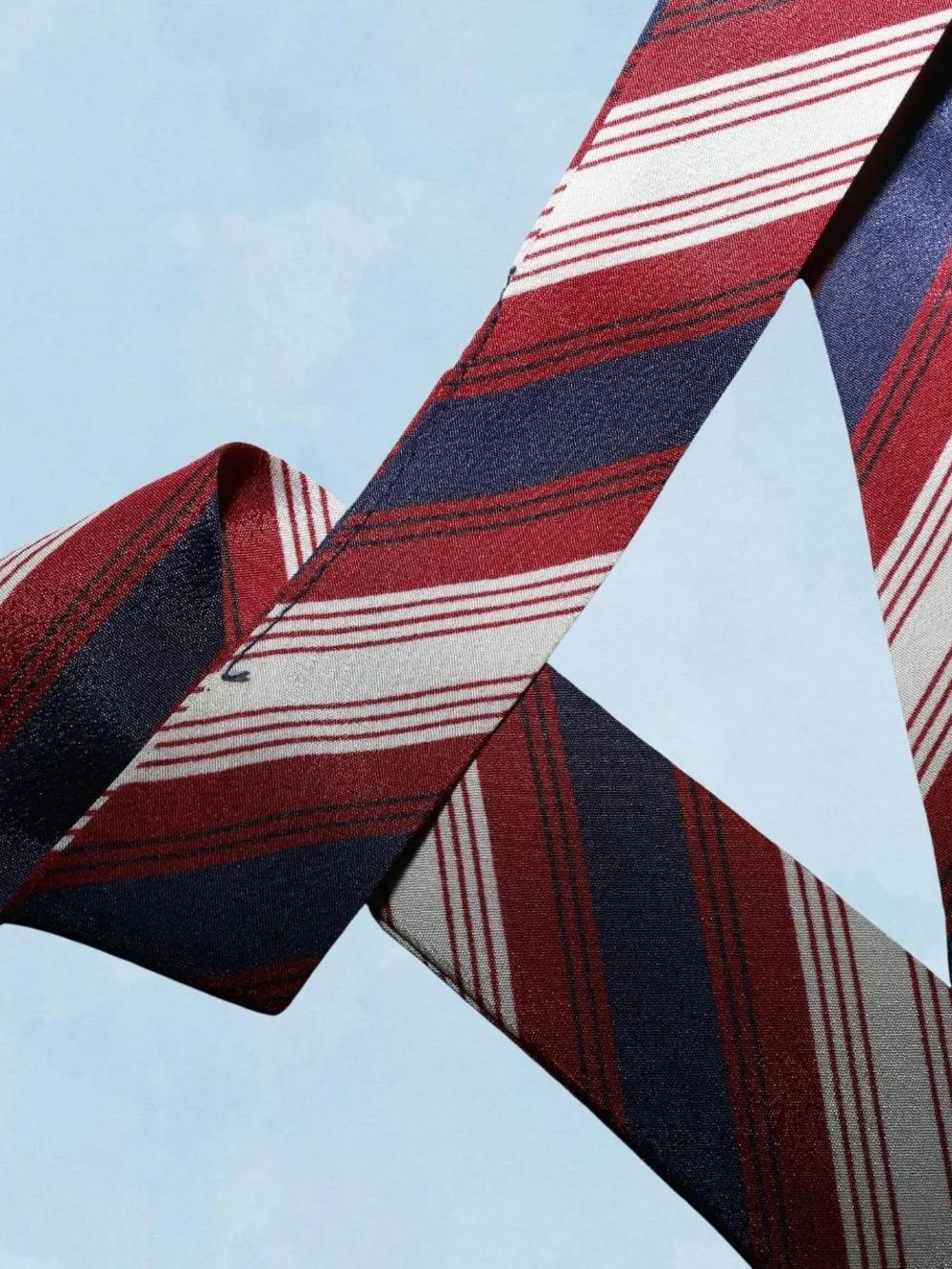 Striped little scarf/belt